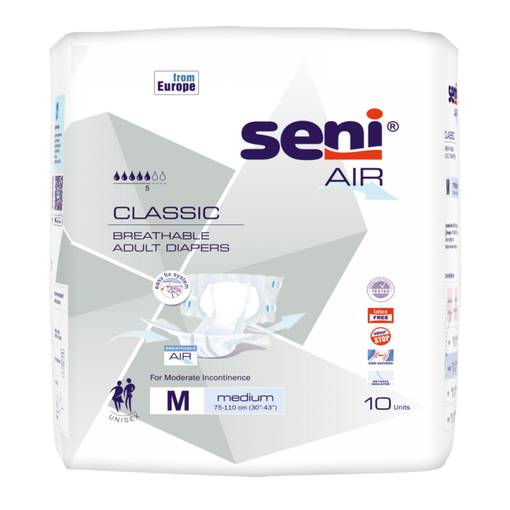 Seni Air Classic - Breathable Adult Diapers - Seni