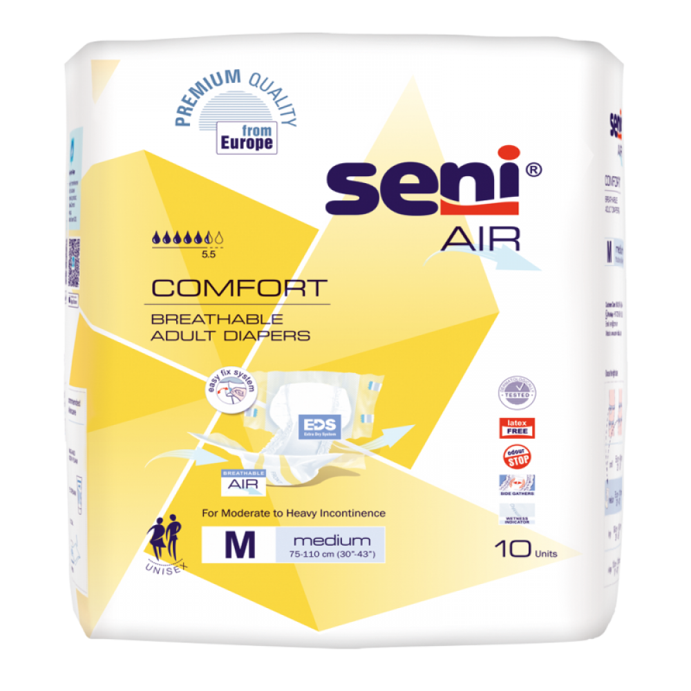 Seni Air Comfort - Breathable Adult Diapers - Seni