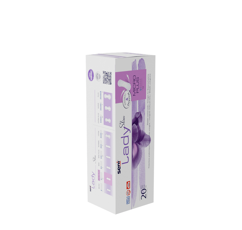 Seni Lady Slim Micro Plus - Bladder control pads for women - Seni